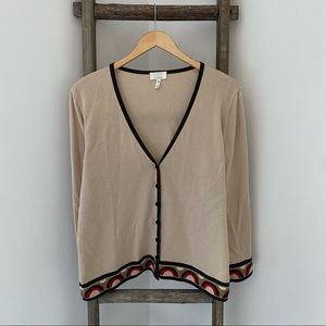 Escada cashmere and silk cardigan | size XL